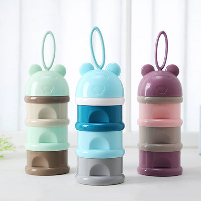 Organizador Portátil de 3 Capas para Leche de Fórmula y Cereales Infantiles