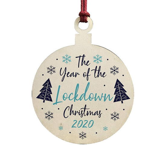 Adornos Navideños de Madera - Decoraciones Colgantes Redondas para Árbol - Image 5