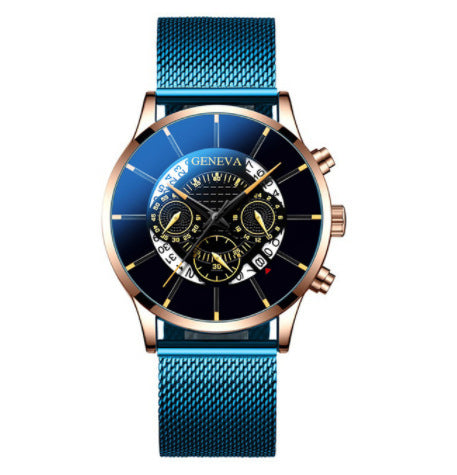 Reloj de Cuarzo para Hombre con Banda de Acero Inoxidable y Calendario - Image 22