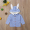 Cardigan Bebé Niña con Orejas de Conejo - Manga Larga Suave