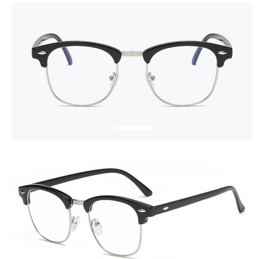 Gafas Metálicas Anti-Radiación con Cadena Trendy - Image 8