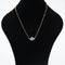 Natural Stone Crystal Ore Pendant Necklace Aquamarine