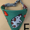 Pet triangle saliva towel Gray