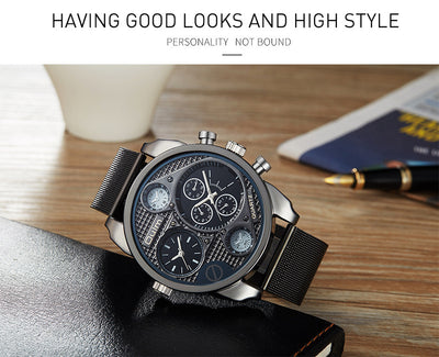Reloj para Hombre con Correa de Malla de Acero - Image 26