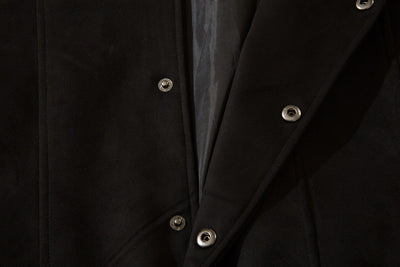 Chamarra Suede Oversize Estilo Universitario para Mujer - Image 7