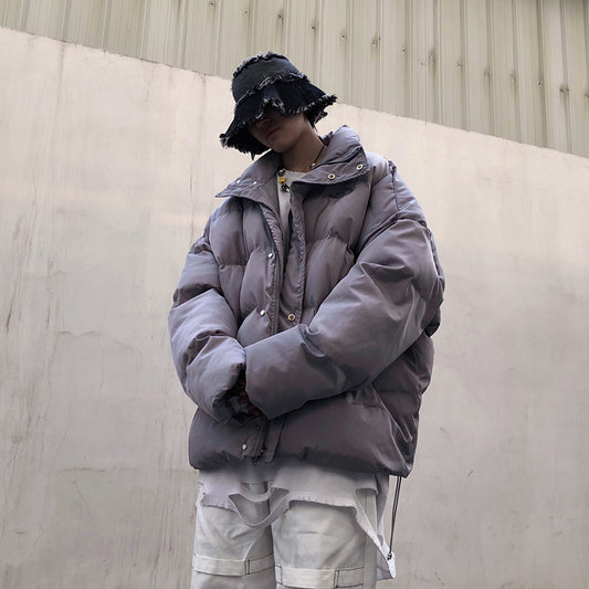 Chaqueta Puffer Acolchada Estilo Coreano