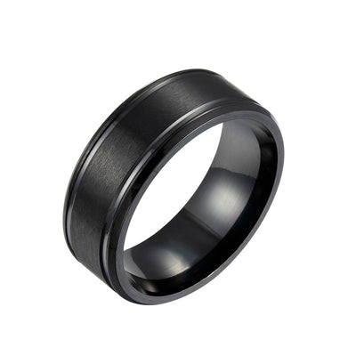 Anillos de Boda para Hombre 8MM en Plata, Oro y Negro - Image 6
