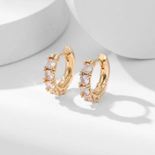 Aros con Incrustaciones de Cobre y Zirconia - Acabado Duradero - Image 6