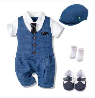 Pelele de Verano para Bebé Niño - Diseño Moderno