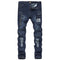 Jeans Slim Fit Rotos con Estilo Urbano