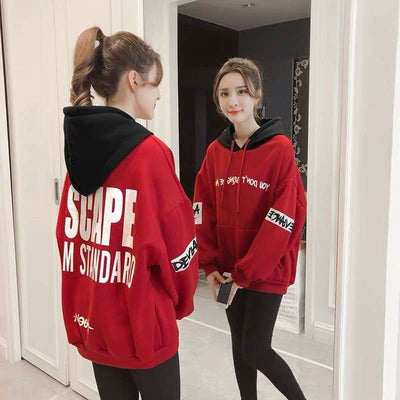 Chaqueta Hoodie Gruesa de Terciopelo para Mujer - Corte Holgado y Cómodo - Image 4