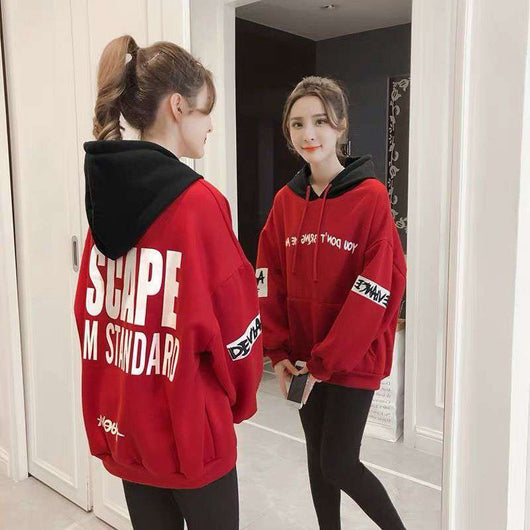 Chaqueta Hoodie Gruesa de Terciopelo para Mujer - Corte Holgado y Cómodo - Image 4