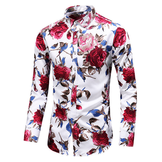 Camisa de Manga Larga con Estampado en Solapa - Image 4
