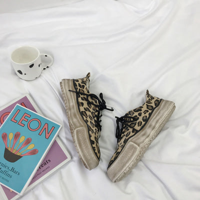 Zapatillas Casuales con Estampado de Leopardo - Image 2