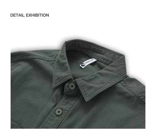 Camisa Chaqueta Suelta Talla Grande Manga Larga para Otoño - Image 15