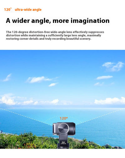 Cámara 4K Portátil con Estabilizador de 3 Ejes y Pantalla Giratoria - Image 10