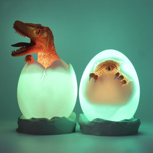 Lámpara Nocturna Huevo de Dinosaurio con Control Táctil
