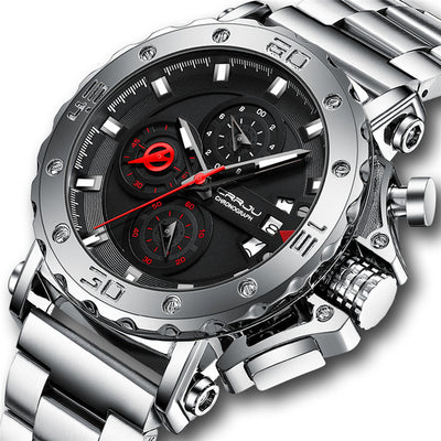 Reloj de Pulsera Acero Inoxidable con Esfera Extragrande - Image 6
