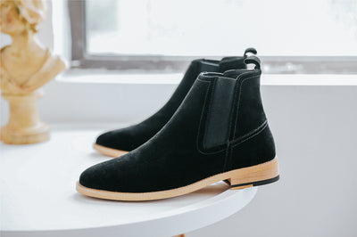 Botas Británicas de Ante Gamuza Gris para Hombre - Image 21