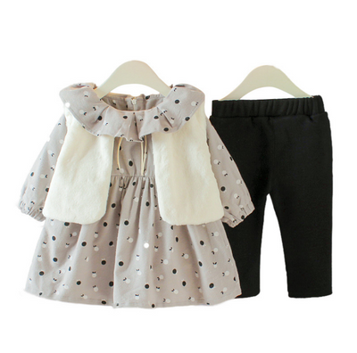 Conjunto Abrigado de 3 Piezas para Bebé de 6 Meses - Ropa de Invierno Suave - Image 4