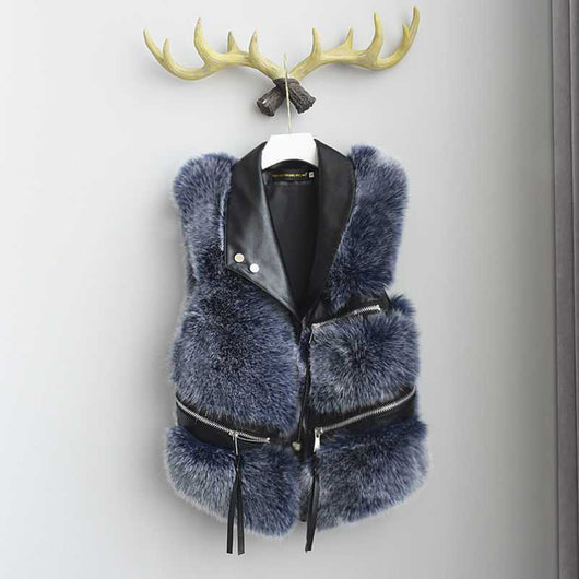 Chaleco de Cuero para Mujer Estilo Coreano Invierno - Image 20