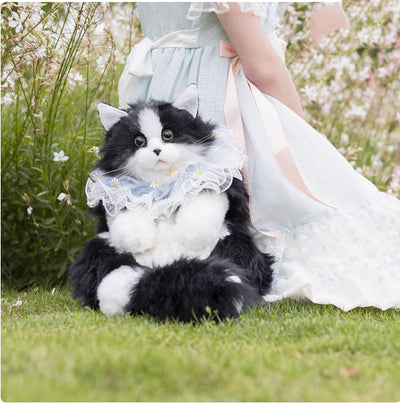 Mochila Peluche Gato Vaca - Juguete de Simulación Adorable - Image 2