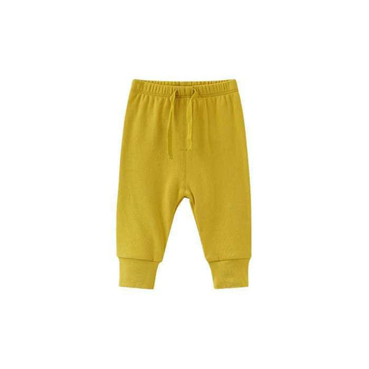 Pantalones Casuales de Banda Elástica para Bebé 0-12 Meses - Colores Sólidos - Image 10
