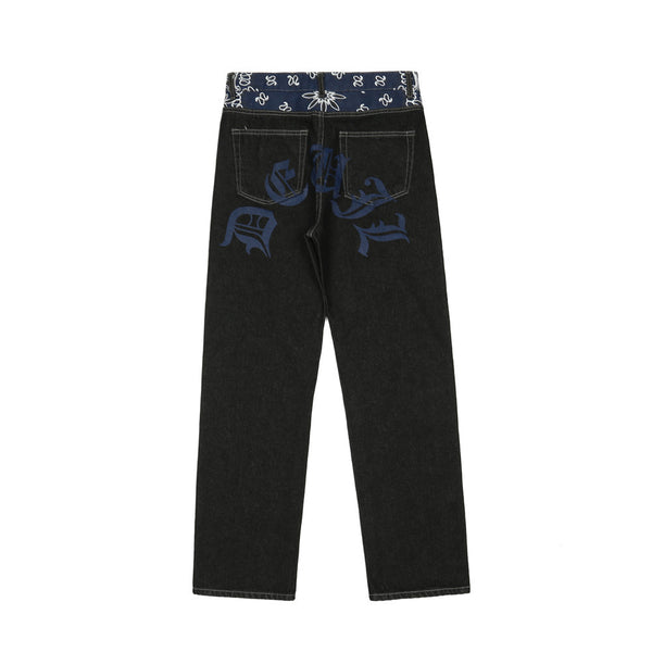 Pantalones Rectos Sueltos Tendencia Moda Americana