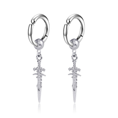 Aretes Vintage Personalizados para Hombre con Diseño de Flecha - Image 18