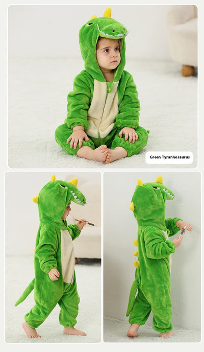 Pijama Enterizo de Franela con Diseño Animal para Bebé - Image 25
