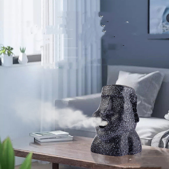 Humidificador Retro Silencioso con USB - Decoración de Piedra