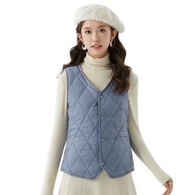 Chaleco Corto de Terciopelo para Otoño e Invierno Mujer - Image 23