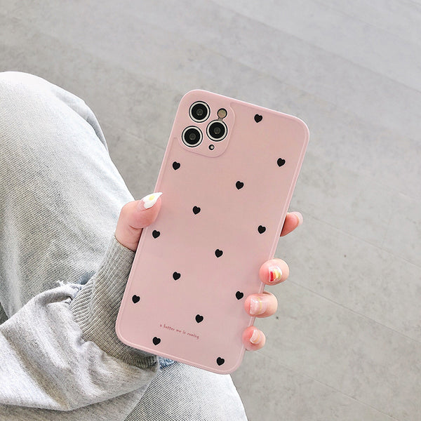 Funda de silicona Love Drop para celular