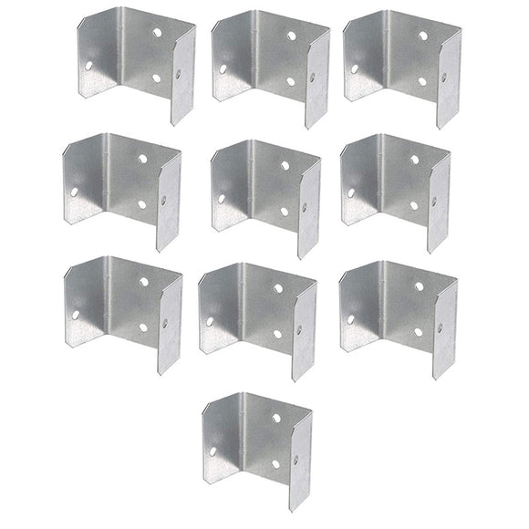 Soporte Metálico U-Clip para Placas de Cerca
