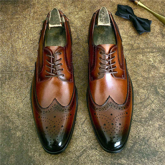 Zapatos de Cuero Genuino Estilo Brogue para Negocios y Eventos Formales - Image 8