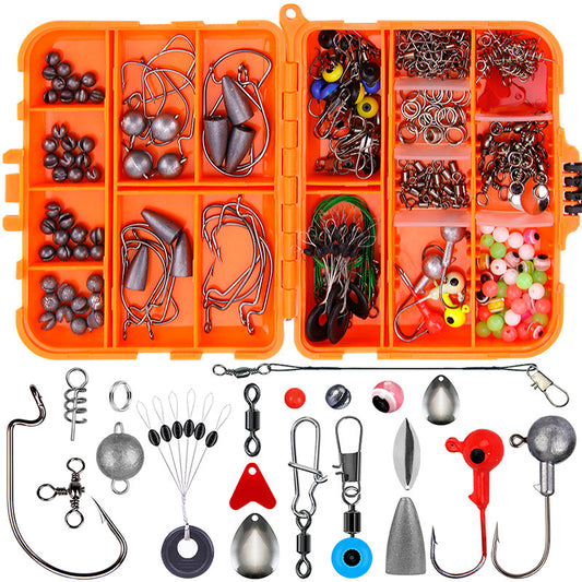 Kit Completo de 257 Accesorios para Pesca - Anzuelos, Señuelos y Equipos Texas