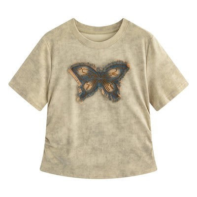 Playera Mariposa Fresca para Mujer Talla Grande - Diseño Moderno Verano - Image 10
