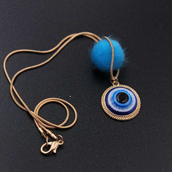 Collar Colgante Ojo Azul