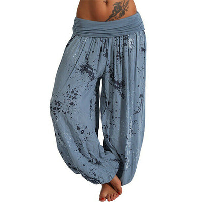 Pantalones Anchos de Tiro Alto para Mujer