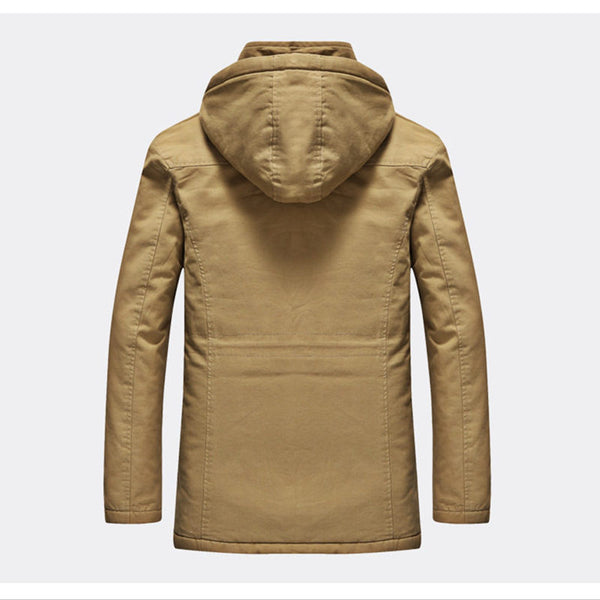 Chaqueta de Algodón Grueso para Hombre - Abrigo Cálido y Resistente