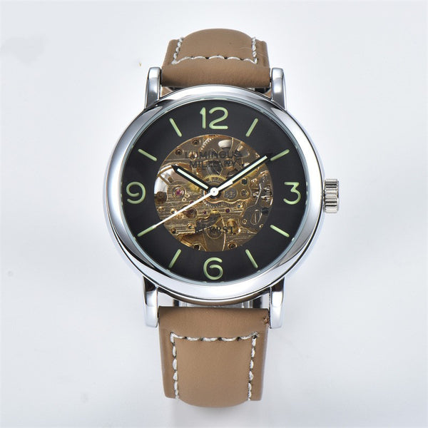 Reloj Mecánico Automático Hueco Impermeable para Hombre - Image 3