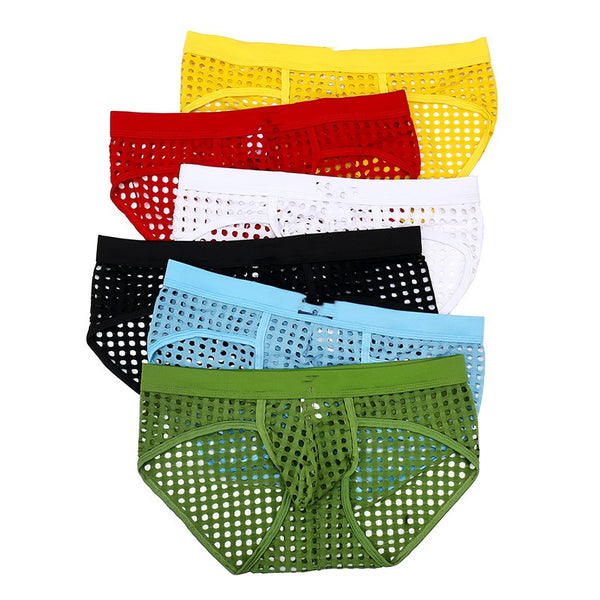 Bóxer Transparente Mesh Triangular Woxuan - Diseño Sensual para Hombre