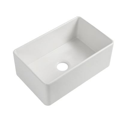 Fregadero de Cocina Doble Cara Cerámica Esmaltada Empotrable - Image 5