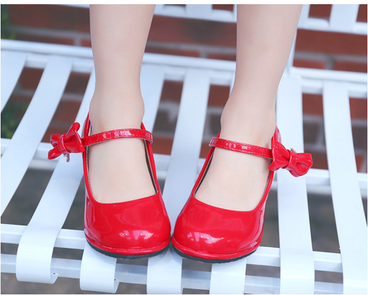 Zapatos de Cuero para Niñas con Tacón Alto - Diseño Casual y Elegante - Image 5
