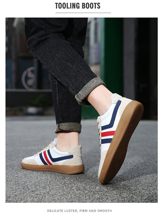 Tenis de Cuero para Hombre con Plantillas Elevadoras y Suela de Goma Reforzada - Image 12