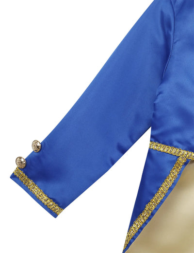 Esmoquin Elegante con Cuello Diagonal para Disfraz de Halloween - Image 14