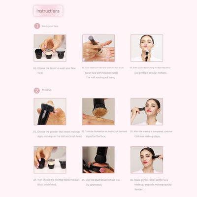 Cepillo Eléctrico para Base de Maquillaje - Aplicador Automático de Belleza - Image 4