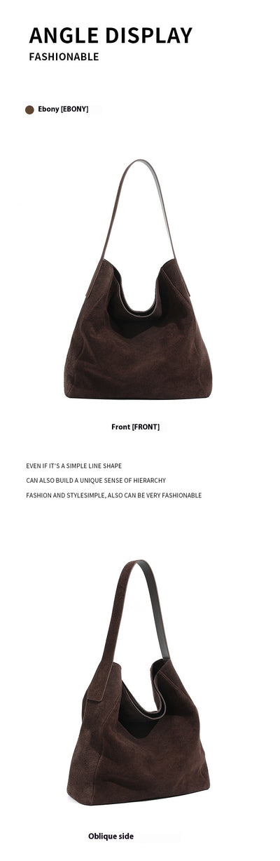 Bolso Tote de Cuero Gamuza Mate - Bolsa Profesional para Commuter - Image 16