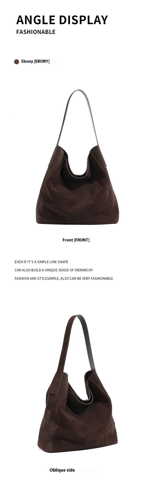 Bolso Tote de Cuero Gamuza Mate - Bolsa Profesional para Commuter - Image 16