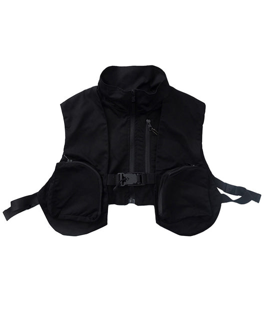 Chaqueta Funcional Guochao con Cremallera Negra y Bolsillos Amplios - Image 4